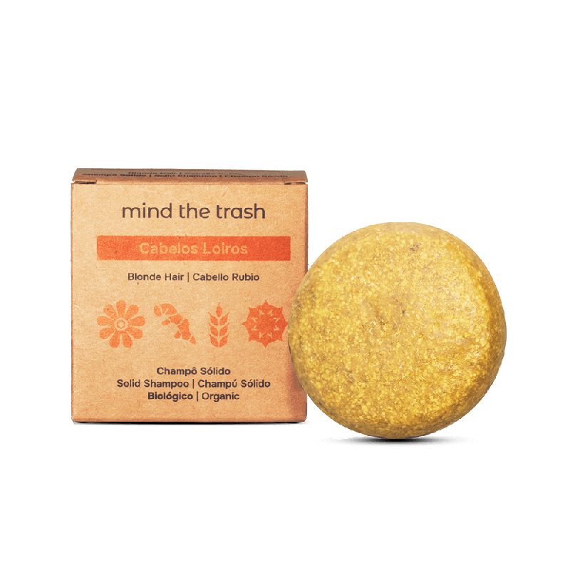 Champô Sólido Mind The Trash – Cabelos Loiros